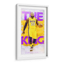 The king of LA Lebron James | Cuadro decorativo de Canvas Lab