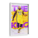 The king of LA Lebron James | Cuadro decorativo de Canvas Lab