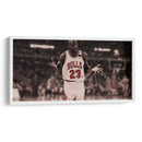 The shrug Michael Jordan | Cuadro decorativo de Canvas Lab