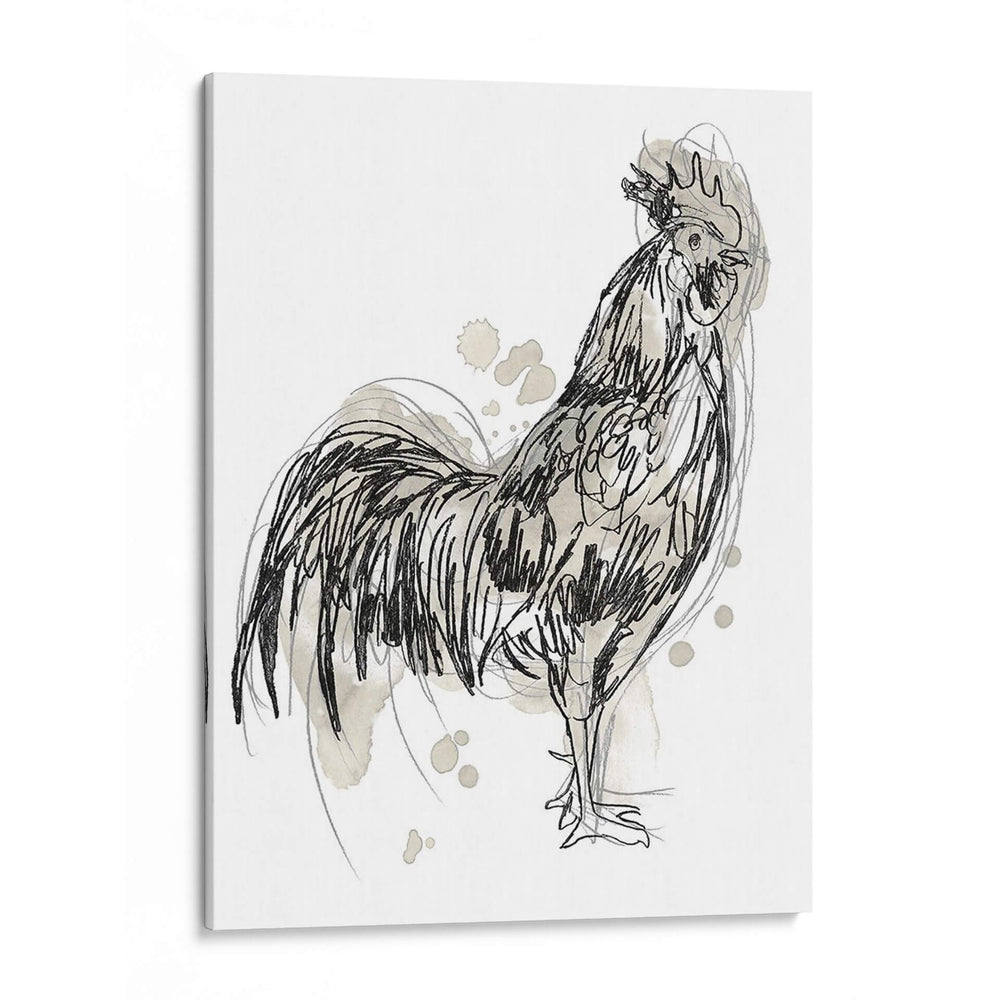 Fowl Feathered Fowl Iii - June Erica Vess | Cuadro decorativo de Canvas Lab