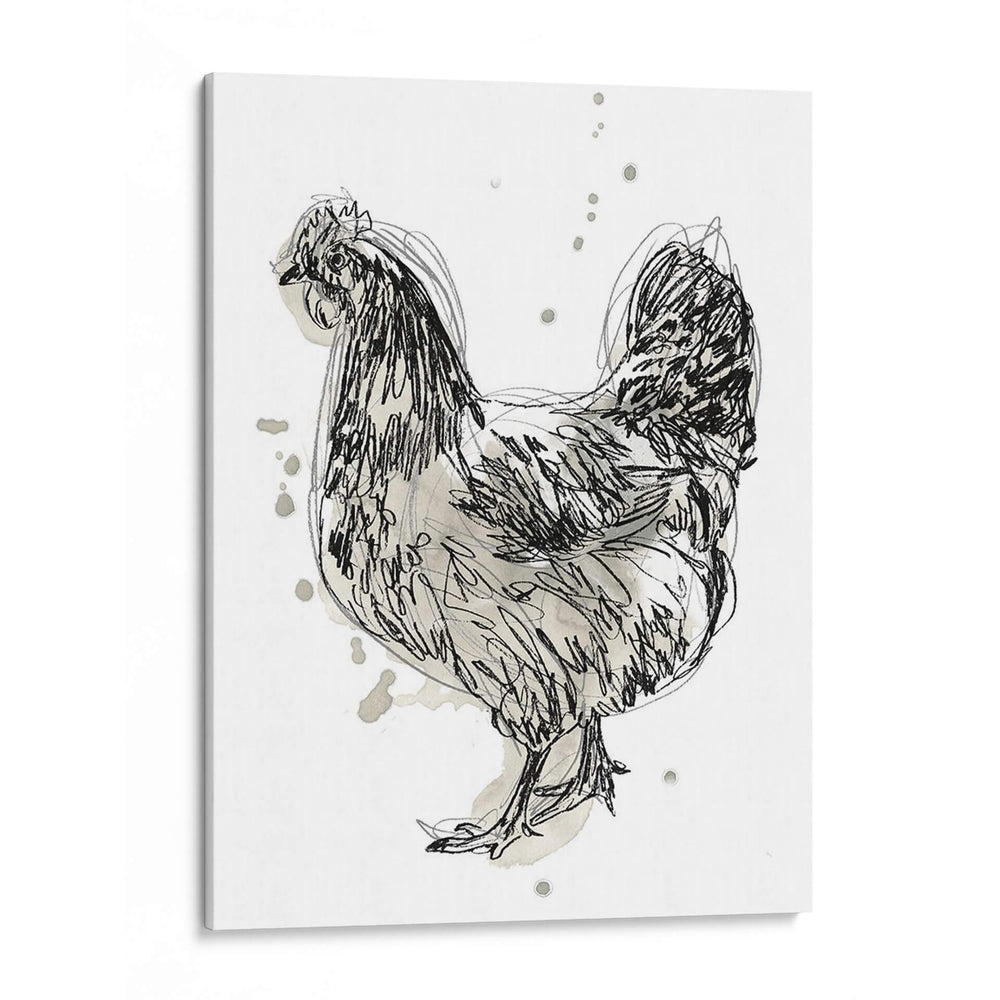Aves De Plumas Iv - June Erica Vess | Cuadro decorativo de Canvas Lab