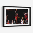 Up and over Michael Jordan | Cuadro decorativo de Canvas Lab