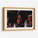 Up and over Michael Jordan | Cuadro decorativo de Canvas Lab