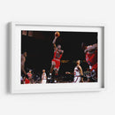 Up and over Michael Jordan | Cuadro decorativo de Canvas Lab