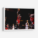 Up and over Michael Jordan | Cuadro decorativo de Canvas Lab