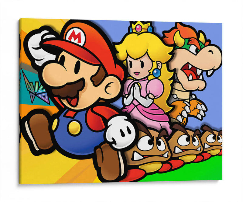 Mario Cartoon | Cuadro decorativo de Canvas Lab