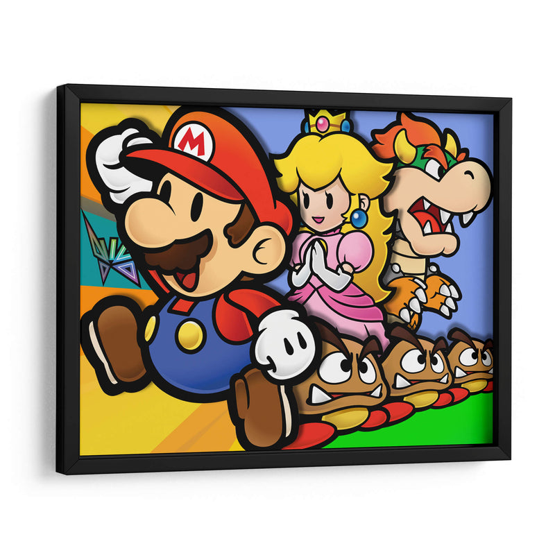 Mario Cartoon | Cuadro decorativo de Canvas Lab