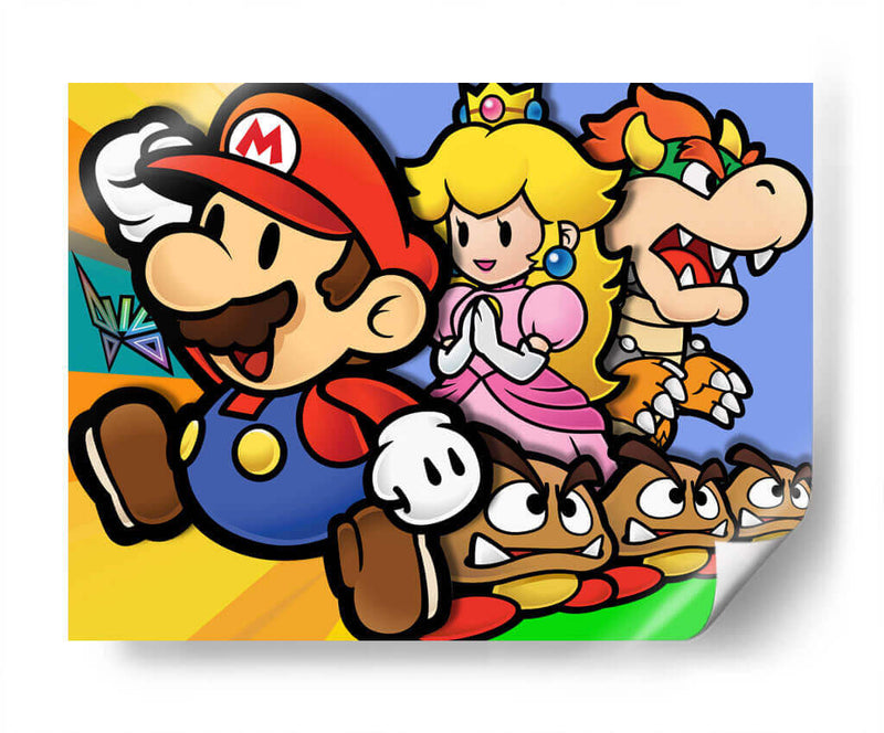 Mario Cartoon | Cuadro decorativo de Canvas Lab