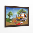 Acampar I - Scherrer Finch | Cuadro decorativo de Canvas Lab
