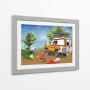 Acampar I - Scherrer Finch | Cuadro decorativo de Canvas Lab