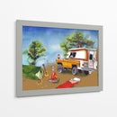 Acampar I - Scherrer Finch | Cuadro decorativo de Canvas Lab