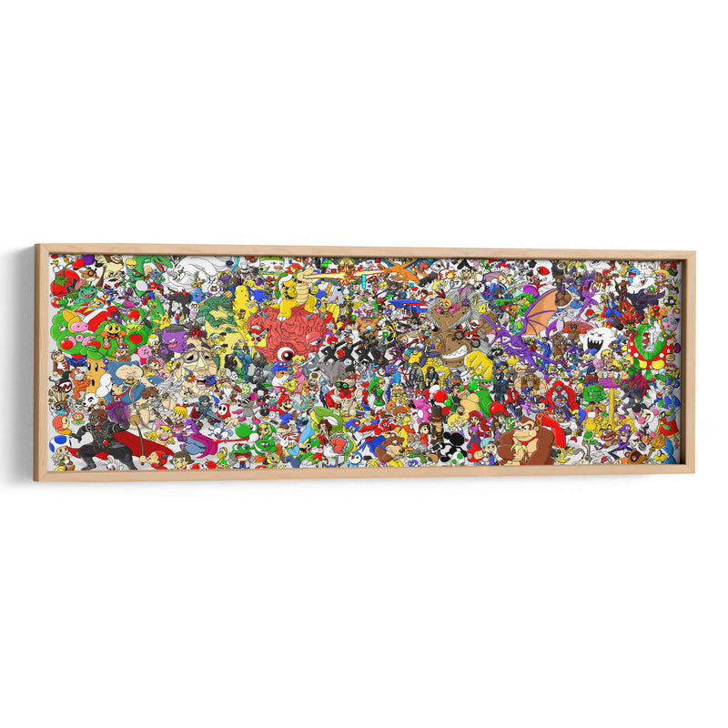 Nintendo world | Cuadro decorativo de Canvas Lab