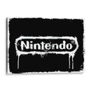 Nintendo logo negro | Cuadro decorativo de Canvas Lab