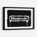 Nintendo logo negro | Cuadro decorativo de Canvas Lab