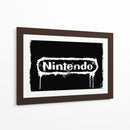 Nintendo logo negro | Cuadro decorativo de Canvas Lab