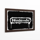 Nintendo logo negro | Cuadro decorativo de Canvas Lab