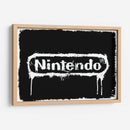 Nintendo logo negro | Cuadro decorativo de Canvas Lab