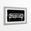 Nintendo logo negro | Cuadro decorativo de Canvas Lab