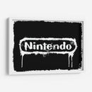 Nintendo logo negro | Cuadro decorativo de Canvas Lab