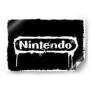 Nintendo logo negro | Cuadro decorativo de Canvas Lab