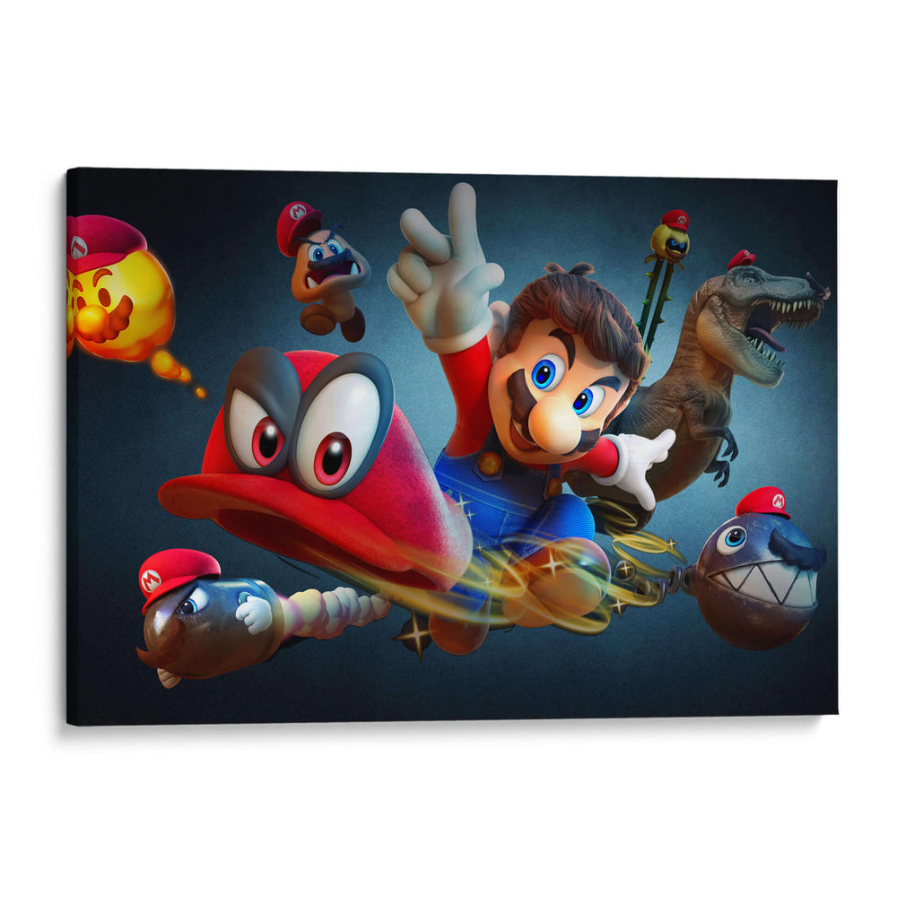 Acción de Mario | Cuadro decorativo de Canvas Lab