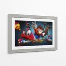 Acción de Mario | Cuadro decorativo de Canvas Lab