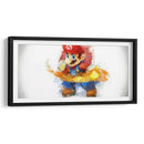 Watercolor Mario | Cuadro decorativo de Canvas Lab