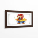 Watercolor Mario | Cuadro decorativo de Canvas Lab