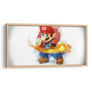Watercolor Mario | Cuadro decorativo de Canvas Lab