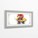 Watercolor Mario | Cuadro decorativo de Canvas Lab
