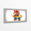 Watercolor Mario | Cuadro decorativo de Canvas Lab