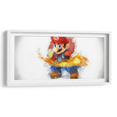 Watercolor Mario | Cuadro decorativo de Canvas Lab