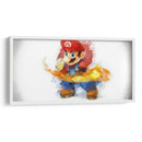 Watercolor Mario | Cuadro decorativo de Canvas Lab