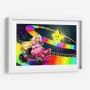 Mario Kart 64 Princess Peach Rainbow Road | Cuadro decorativo de Canvas Lab