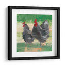 Gallo Negro Y Gallina Ii - Ethan Harper | Cuadro decorativo de Canvas Lab