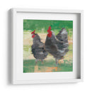 Gallo Negro Y Gallina Ii - Ethan Harper | Cuadro decorativo de Canvas Lab
