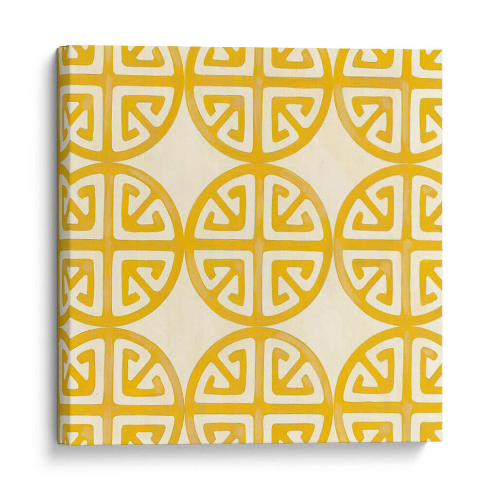 Blockprint Retro I - June Erica Vess | Cuadro decorativo de Canvas Lab