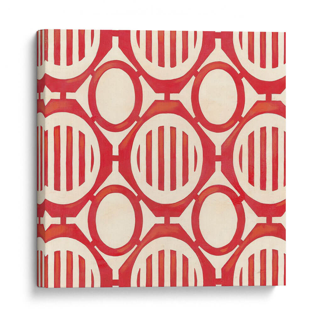 Blockprint Retro Ii - June Erica Vess | Cuadro decorativo de Canvas Lab