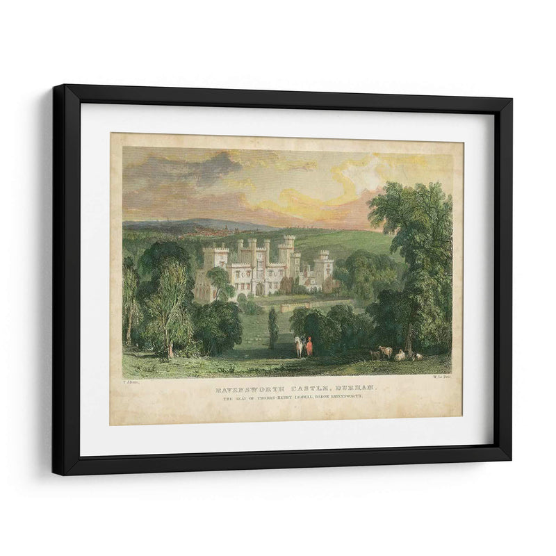 Castillo De Ravensworth - T. Allom | Cuadro decorativo de Canvas Lab