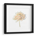 Foil Peony Contour I - Emma Scarvey | Cuadro decorativo de Canvas Lab