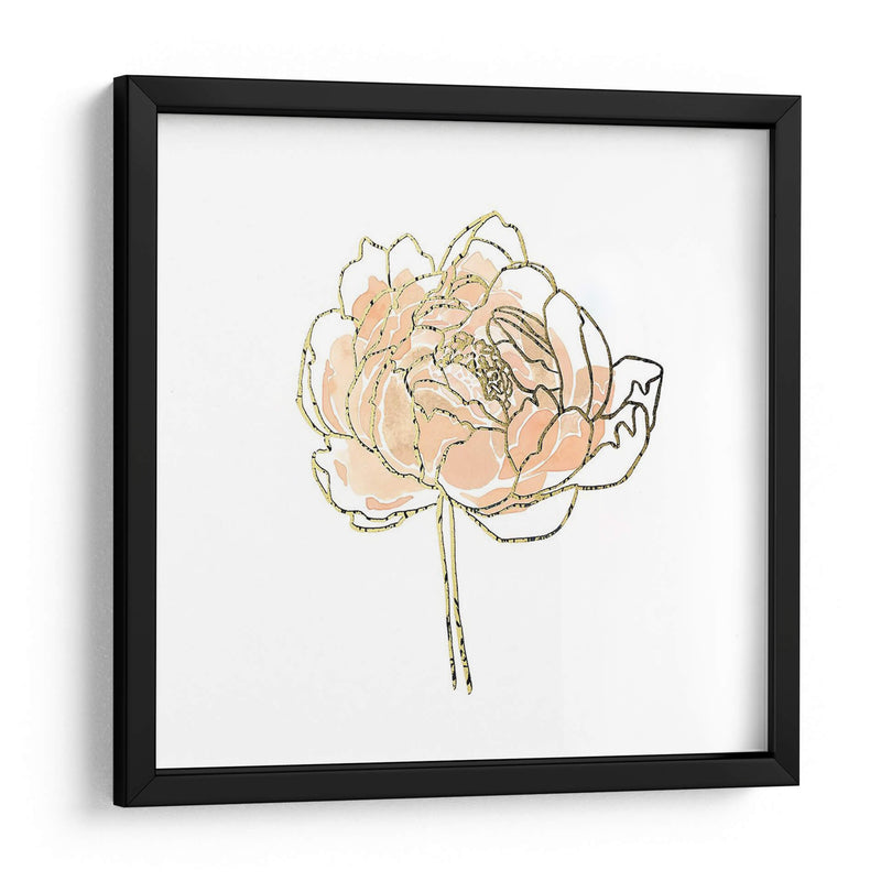 Foil Peony Contour Ii - Emma Scarvey | Cuadro decorativo de Canvas Lab