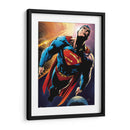 Superman en el espacio | Cuadro decorativo de Canvas Lab