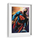 Superman en el espacio | Cuadro decorativo de Canvas Lab