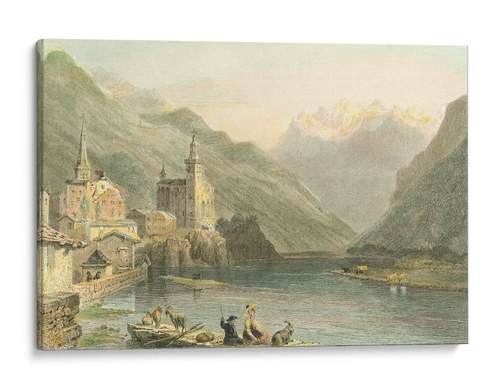 Riverscape Pastoral I - Herman Swanivelt | Cuadro decorativo de Canvas Lab