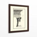 B Y W Columna Y Cornice Iv - Giovanni Borra | Cuadro decorativo de Canvas Lab