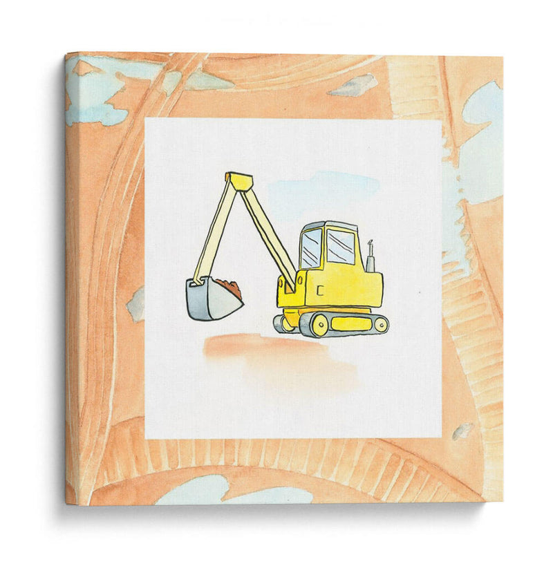 Charlies Backhoe - Charles Swinford | Cuadro decorativo de Canvas Lab