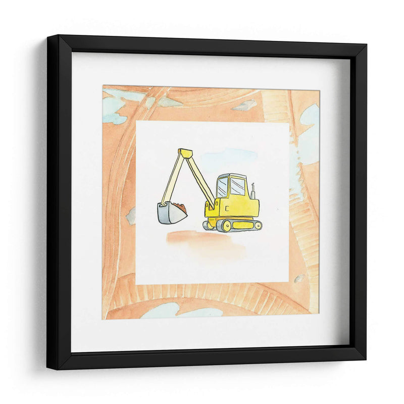 Charlies Backhoe - Charles Swinford | Cuadro decorativo de Canvas Lab