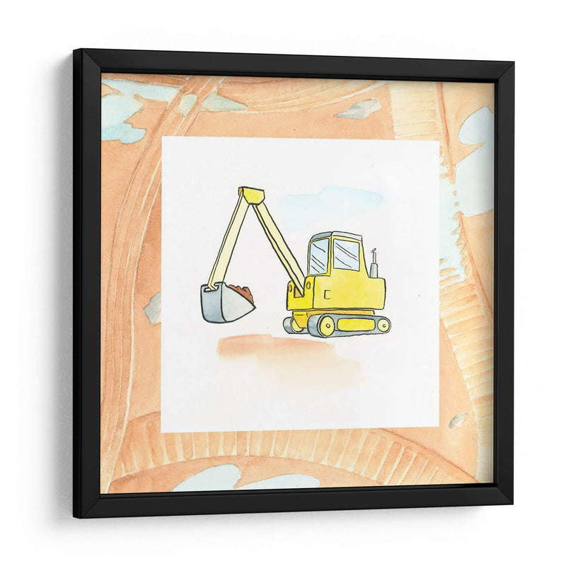 Charlies Backhoe - Charles Swinford | Cuadro decorativo de Canvas Lab