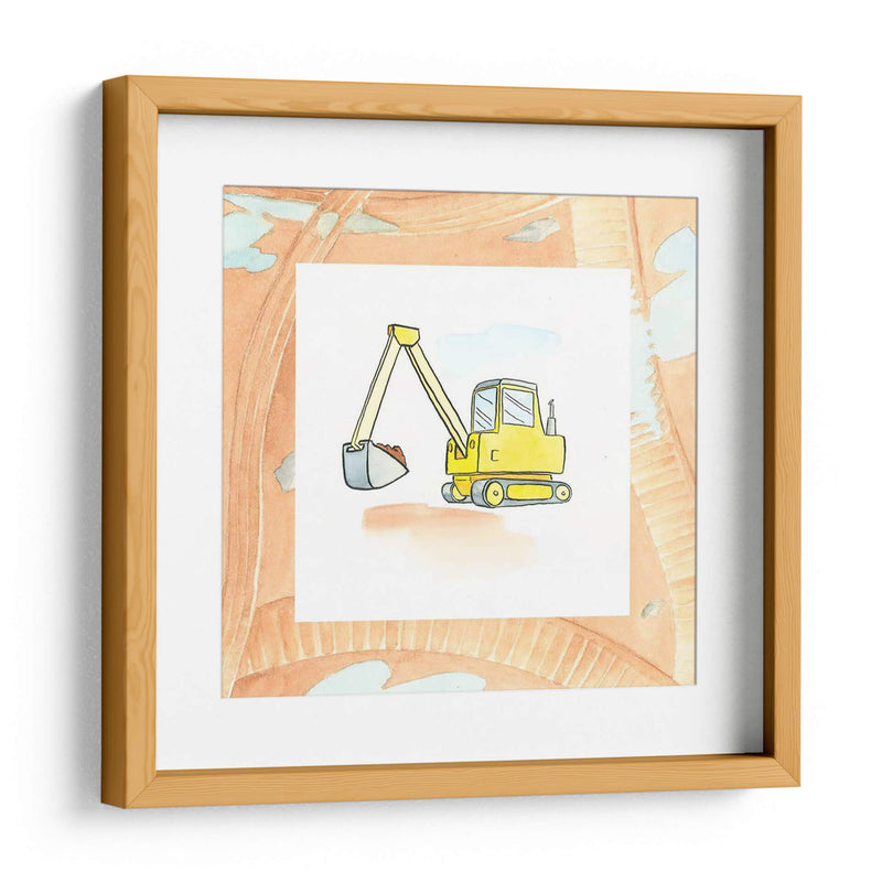 Charlies Backhoe - Charles Swinford | Cuadro decorativo de Canvas Lab