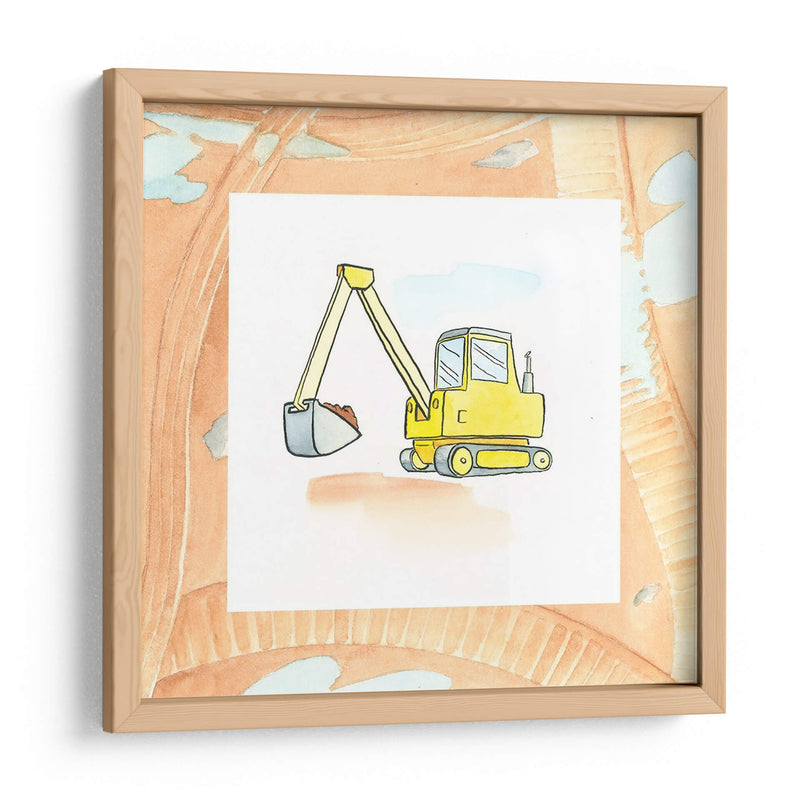 Charlies Backhoe - Charles Swinford | Cuadro decorativo de Canvas Lab